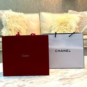 Two Beautiful Shopping Bags, Cartier & Chanel